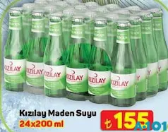 KIZILAY MADEN SUYU 24X200 ML
